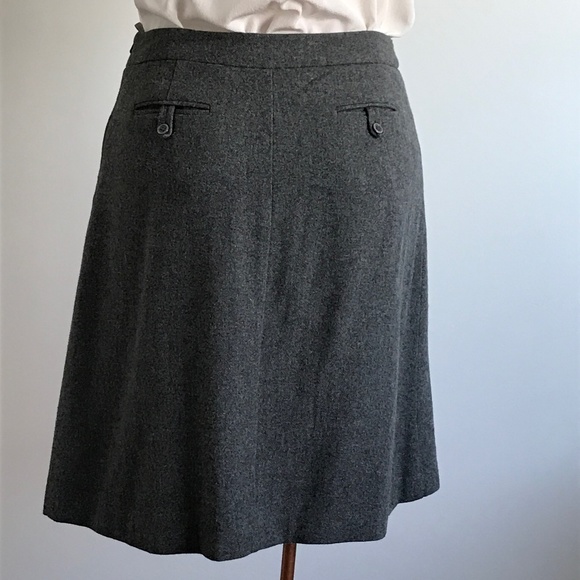 Mexx - Grey Wool Blend midi skirt - Picture 5 of 14